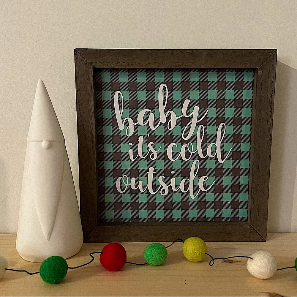 Handmade Interchangeable Christmas Sign
